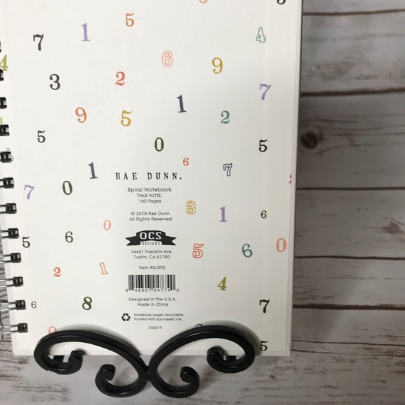 Rae Dunn Take Note Small Sprial Notebook - Picture 5 of 6